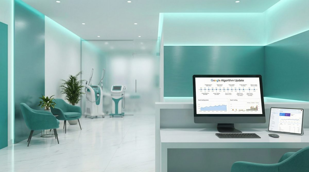 Google algorithm updates timeline showing major search ranking changes and their impact on SEO strategies