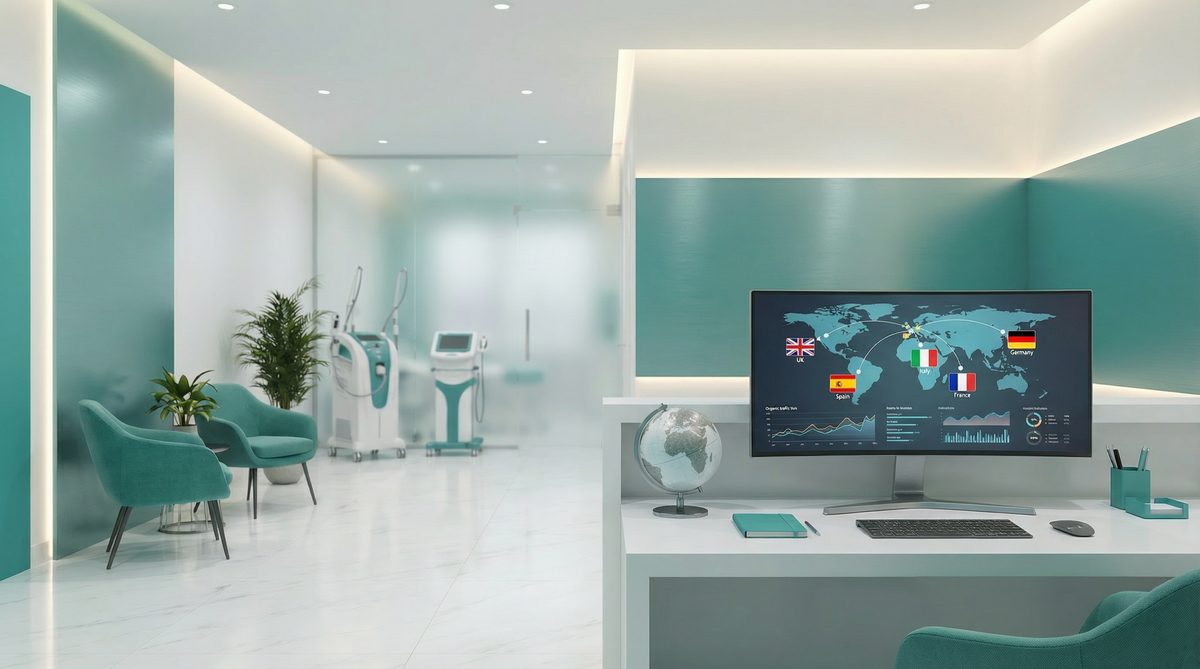 Multilingual SEO strategy showing hreflang implementation, localised content, and international search visibility across languages