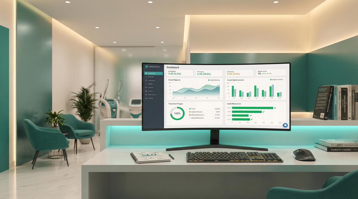 Technical SEO audit checklist showing website crawlability and indexation analysis